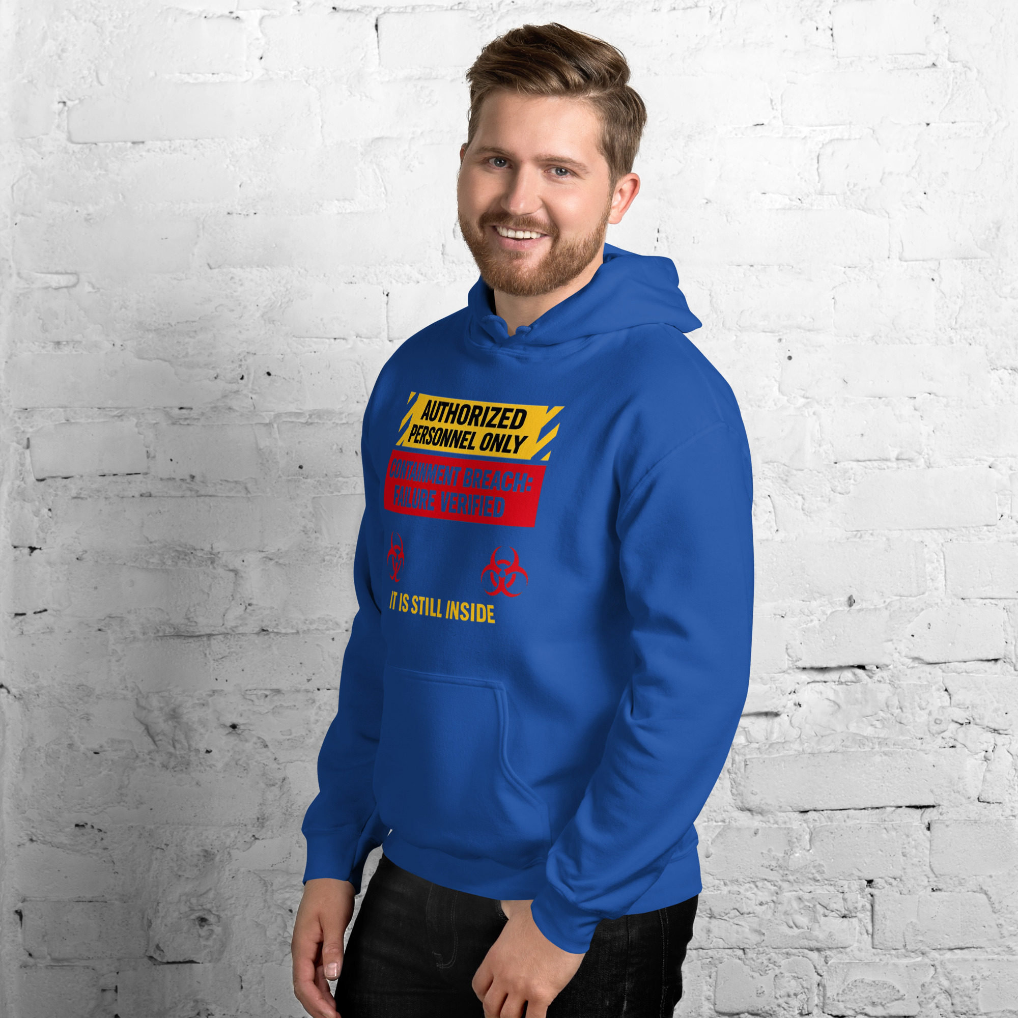 AUTHORIZED PERSONNEL ONLY (IT IS STILL INSIDE) Unisex Hoodie - Shop Now at Rare Plus Apparel AUTHORIZED PERSONNEL ONLY (IT IS STILL INSIDE) Unisex Hoodie - Image 11