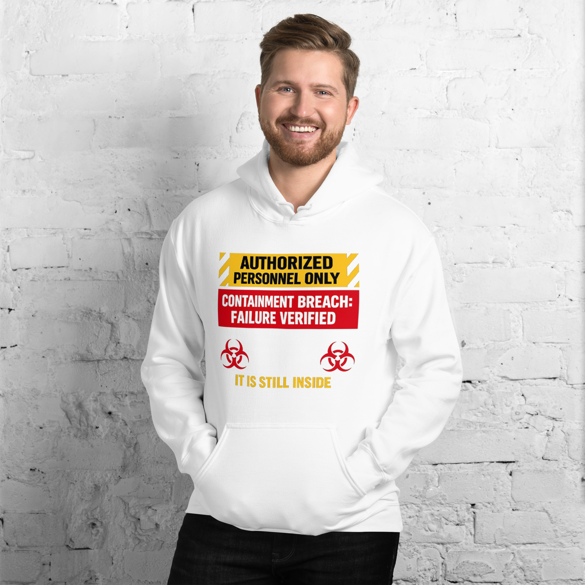 AUTHORIZED PERSONNEL ONLY (IT IS STILL INSIDE) Unisex Hoodie - Shop Now at Rare Plus Apparel AUTHORIZED PERSONNEL ONLY (IT IS STILL INSIDE) Unisex Hoodie - Image 17