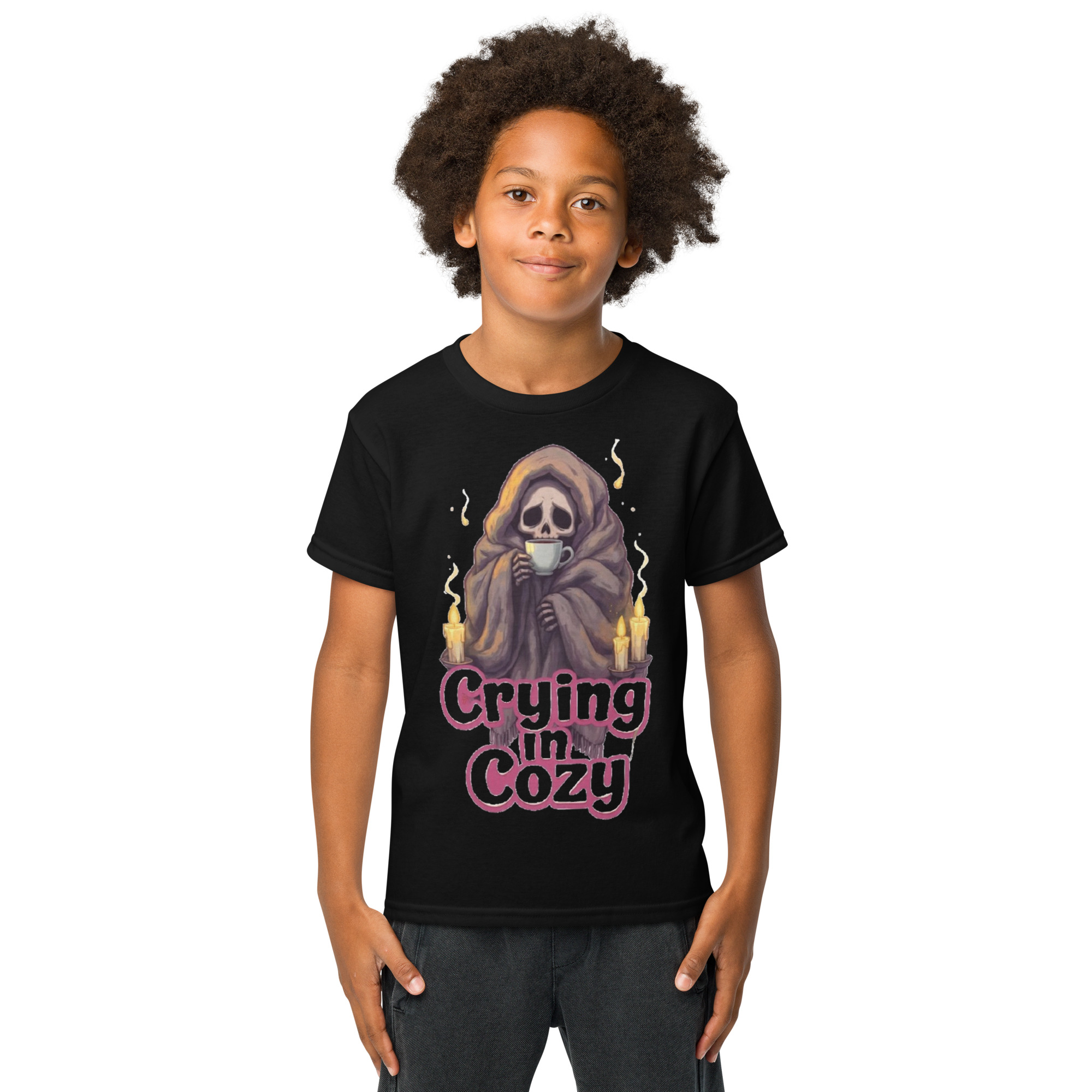 Crying in Cozy Youth t-shirt - Shop Now at Rare Plus Apparel Crying in Cozy Youth t-shirt - Image 2
