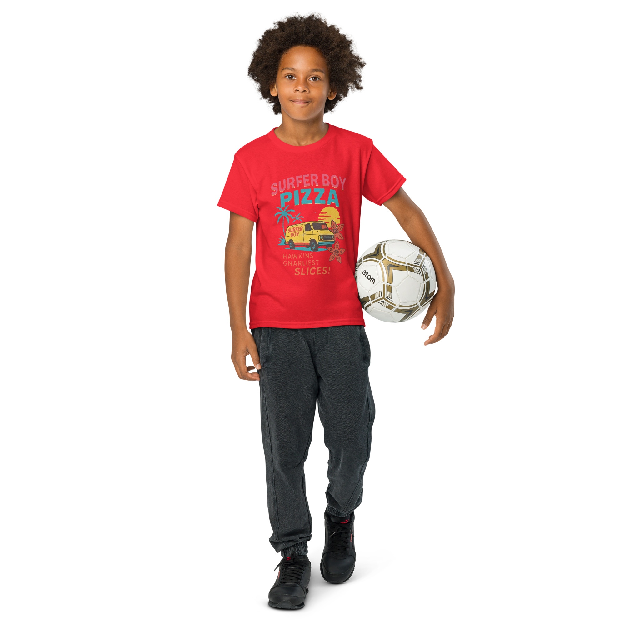 Stranger Things Surfer Boy Pizza Youth t-shirt - Shop Now at Rare Plus Apparel Stranger Things Surfer Boy Pizza Youth t-shirt - Image 12
