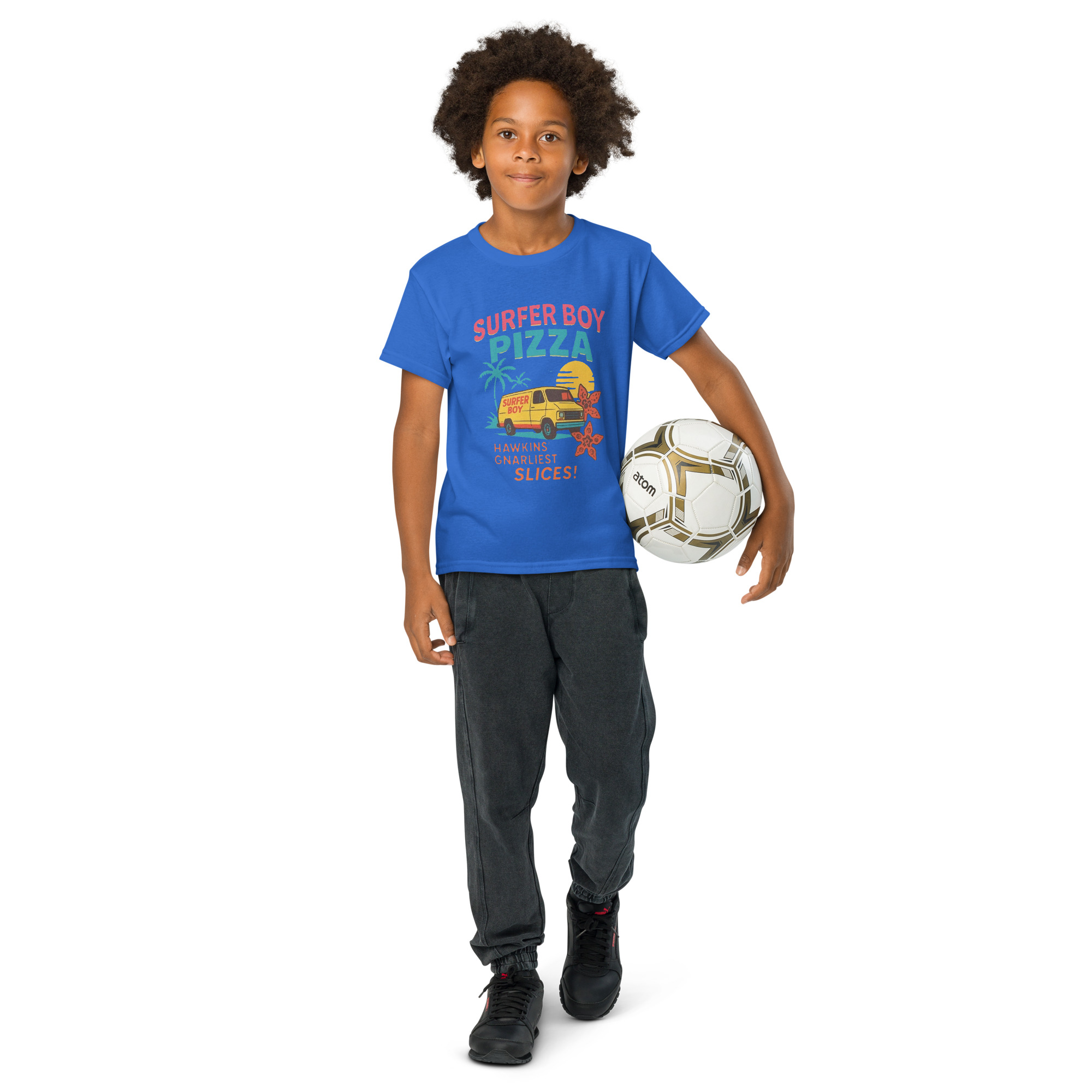 Stranger Things Surfer Boy Pizza Youth t-shirt - Shop Now at Rare Plus Apparel Stranger Things Surfer Boy Pizza Youth t-shirt - Image 18