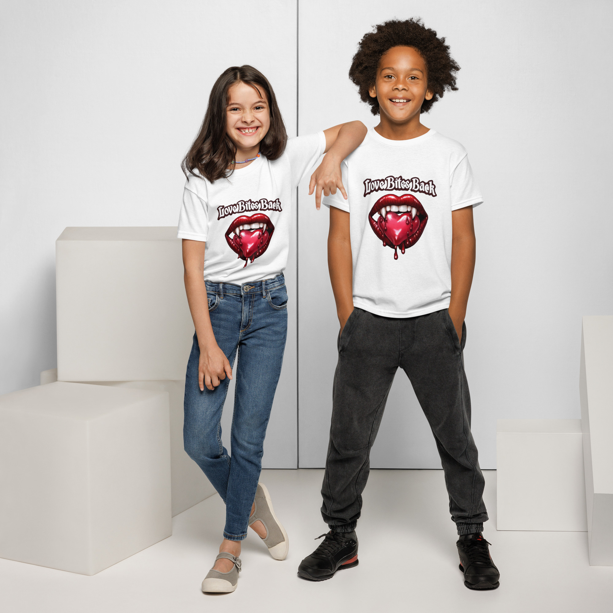 Love Bites Back Youth t-shirt - Shop Now at Rare Plus Apparel Love Bites Back Youth t-shirt - Image 4