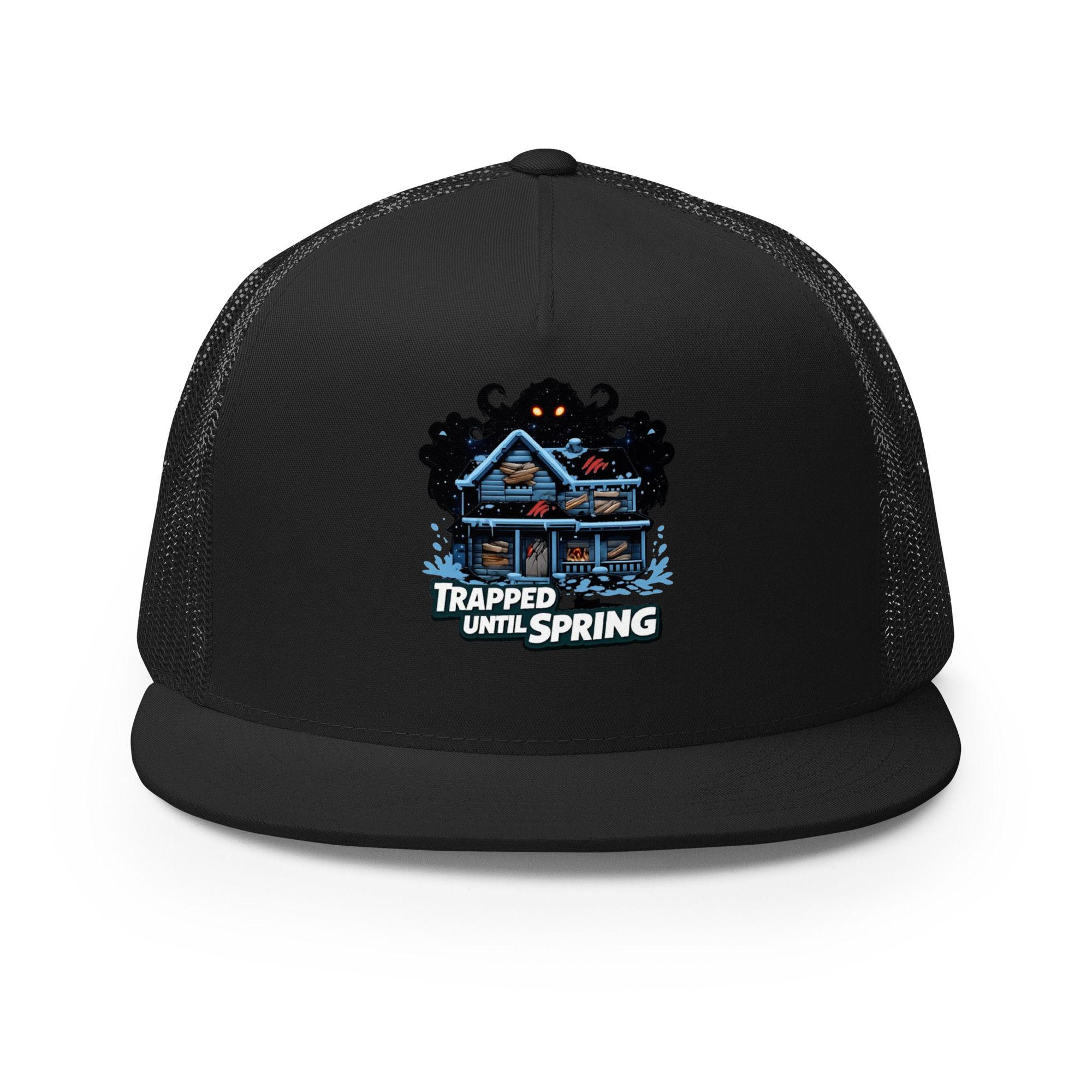 TRAPPED UNTIL SPRING Trucker Cap - Shop Now at Rare Plus Apparel TRAPPED UNTIL SPRING Trucker Cap - Image 8