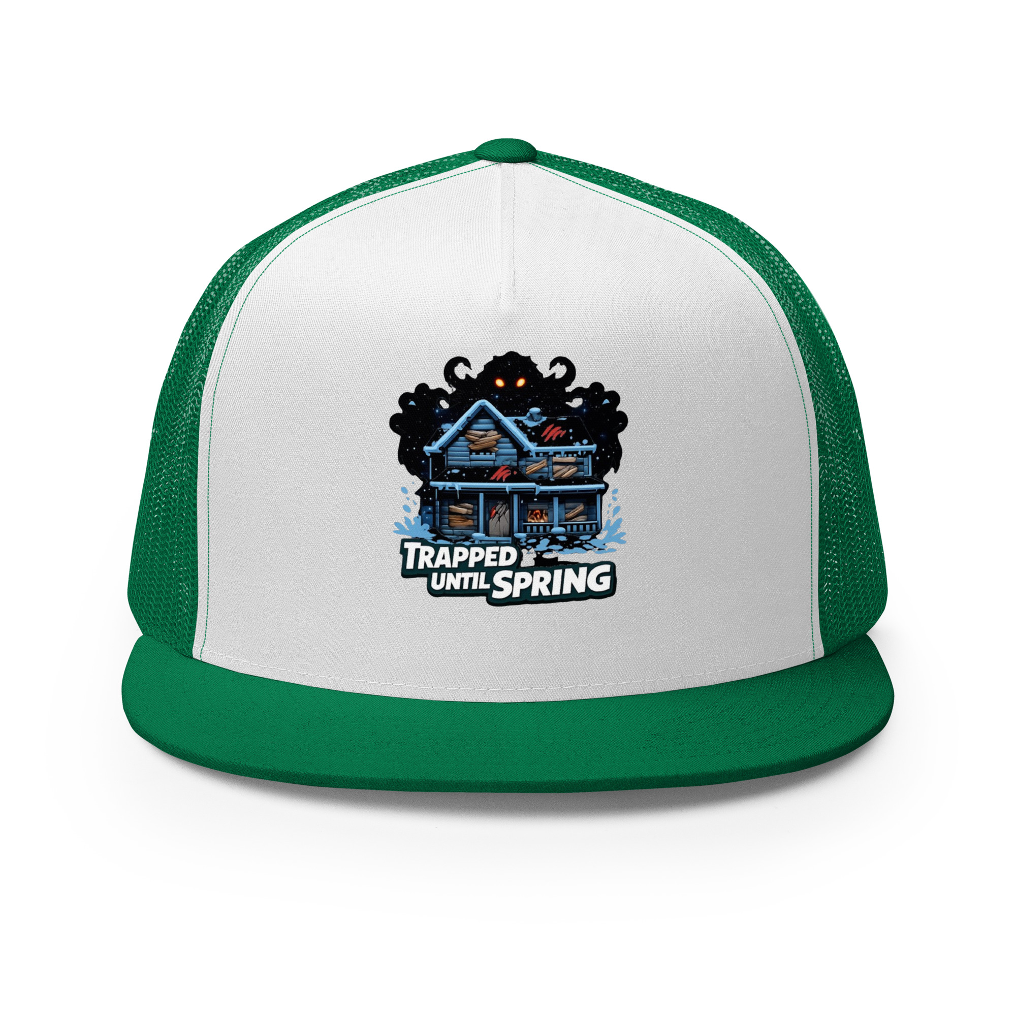 TRAPPED UNTIL SPRING Trucker Cap - Shop Now at Rare Plus Apparel TRAPPED UNTIL SPRING Trucker Cap