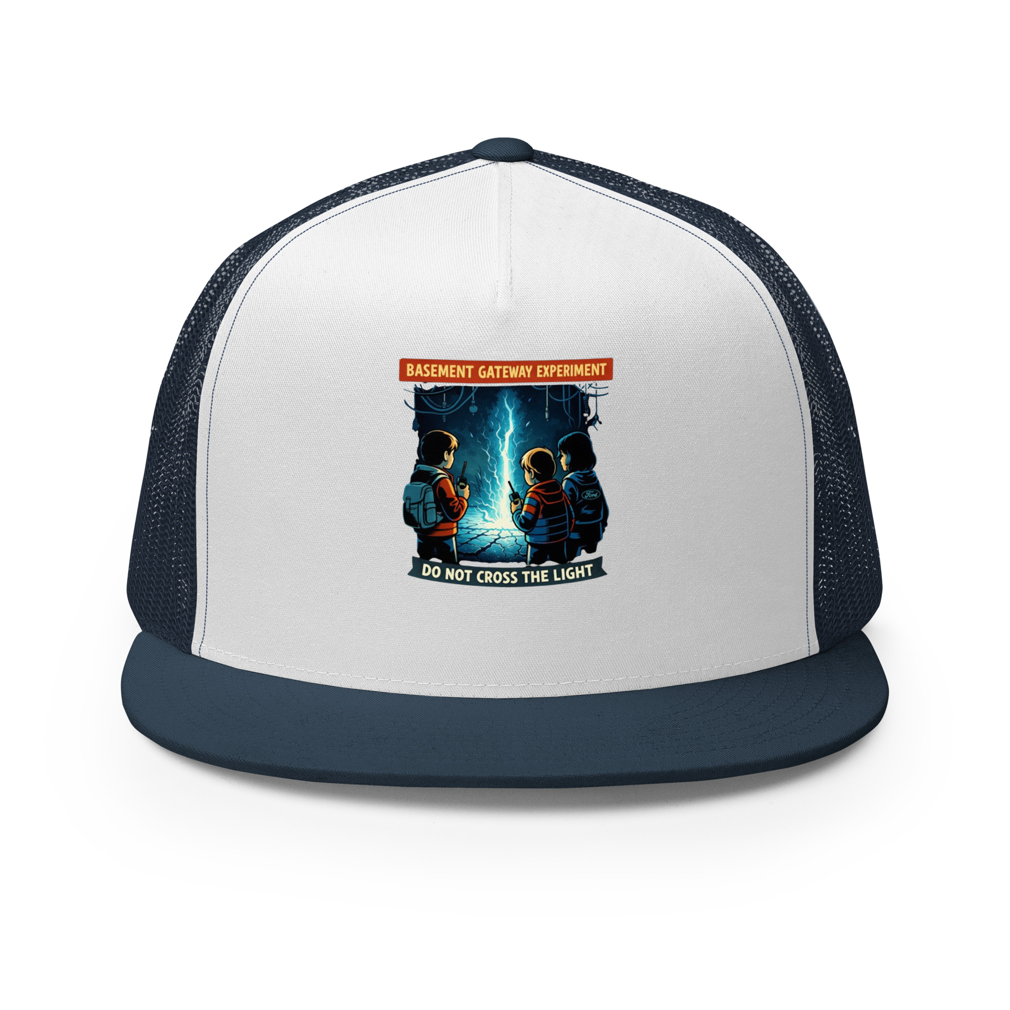 Basement Gateway Experiment (Stranger-Things-Inspired Fan Art) Trucker Cap - Shop Now at Rare Plus Apparel Basement Gateway Experiment (Stranger-Things-Inspired Fan Art) Trucker Cap - Image 25