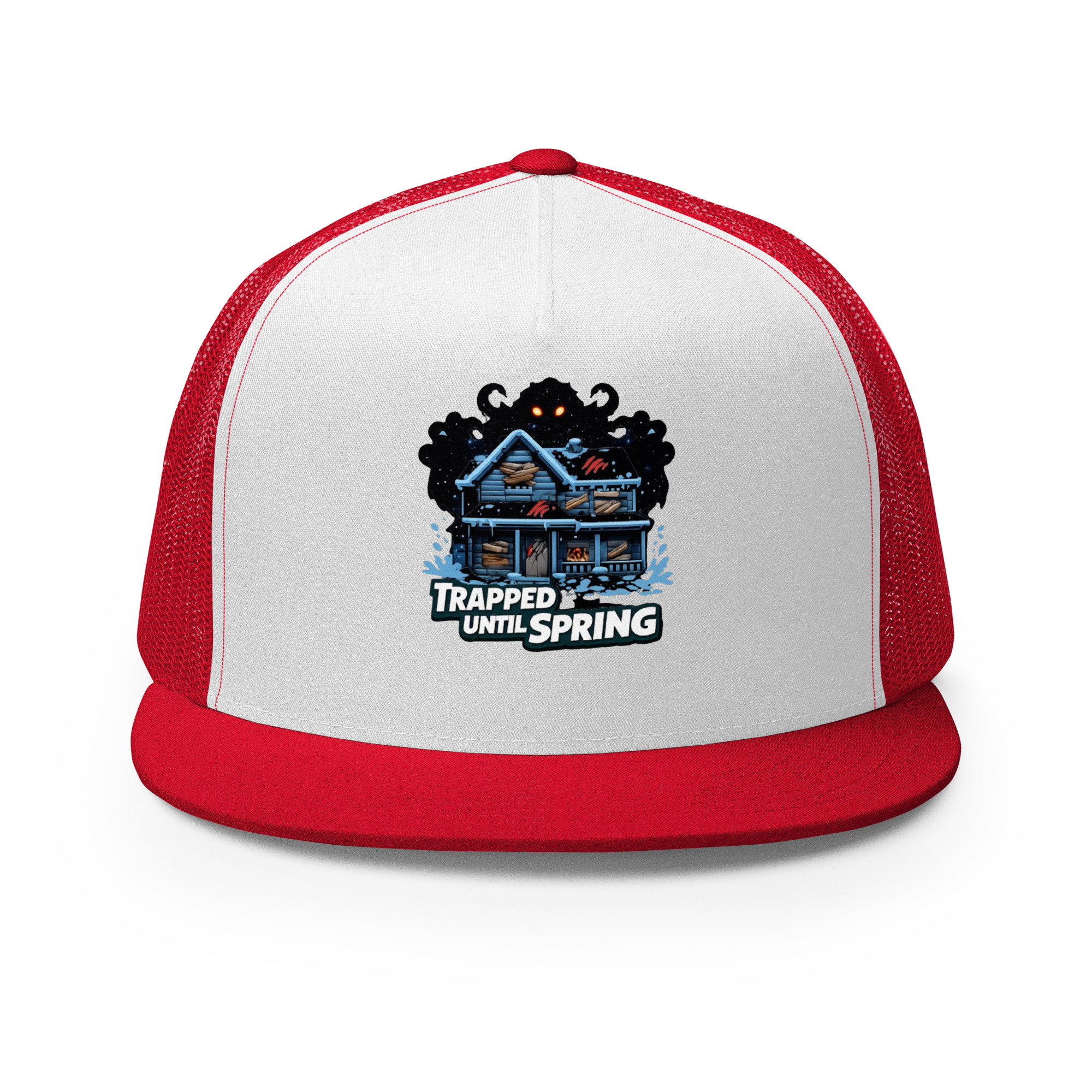 TRAPPED UNTIL SPRING Trucker Cap - Shop Now at Rare Plus Apparel TRAPPED UNTIL SPRING Trucker Cap - Image 14