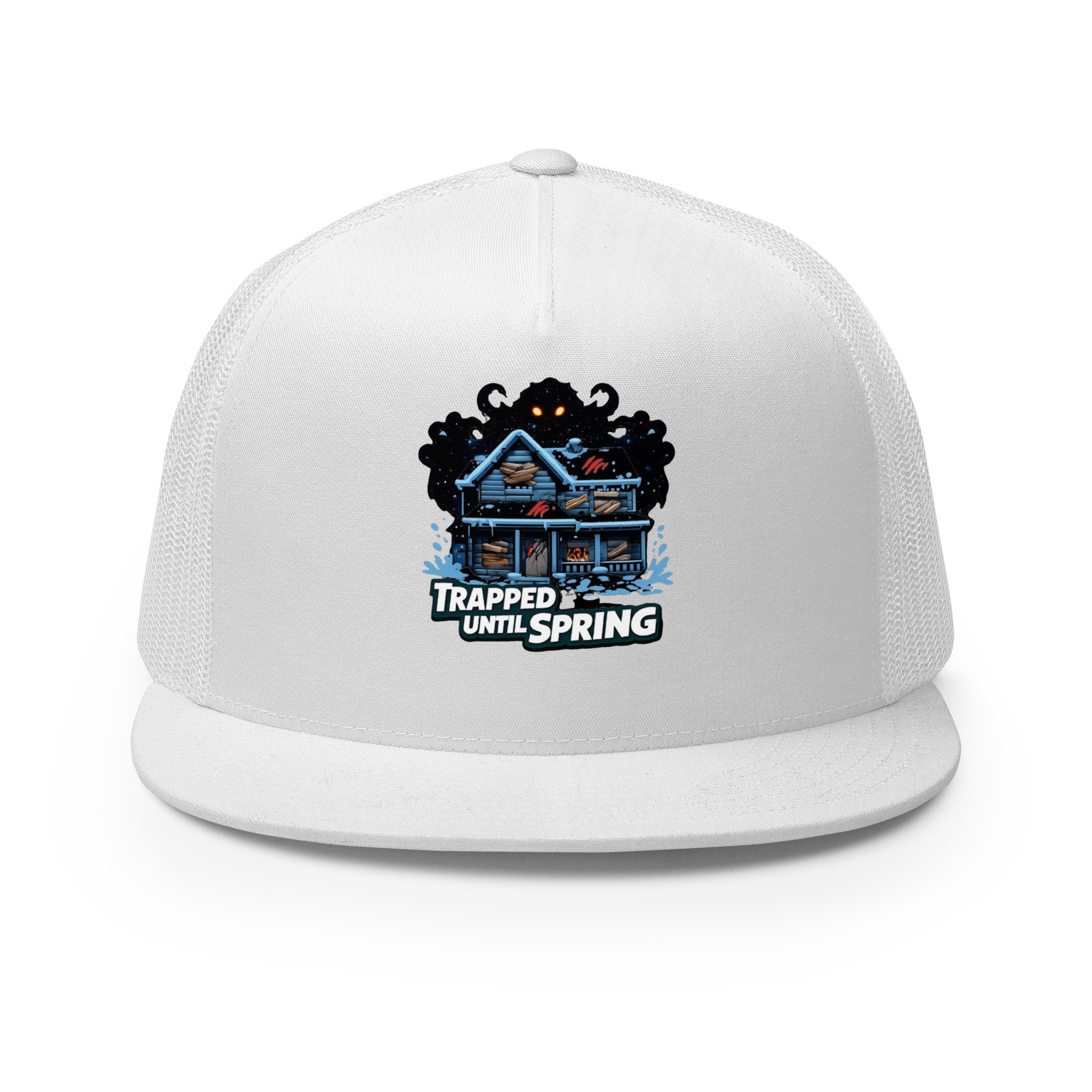 TRAPPED UNTIL SPRING Trucker Cap - Shop Now at Rare Plus Apparel TRAPPED UNTIL SPRING Trucker Cap - Image 31