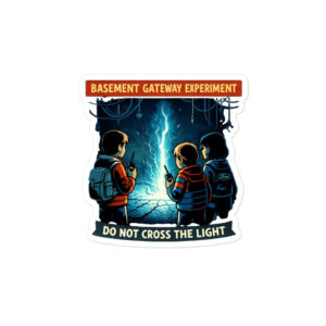 Home - Shop Now at Rare Plus Apparel Basement Gateway Experiment (Stranger-Things-Inspired Fan Art) Bubble-free stickers