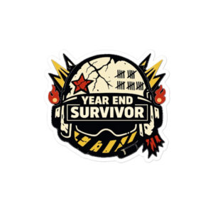 Home - Shop Now at Rare Plus Apparel YEAR END SURVIVOR Bubble-free stickers