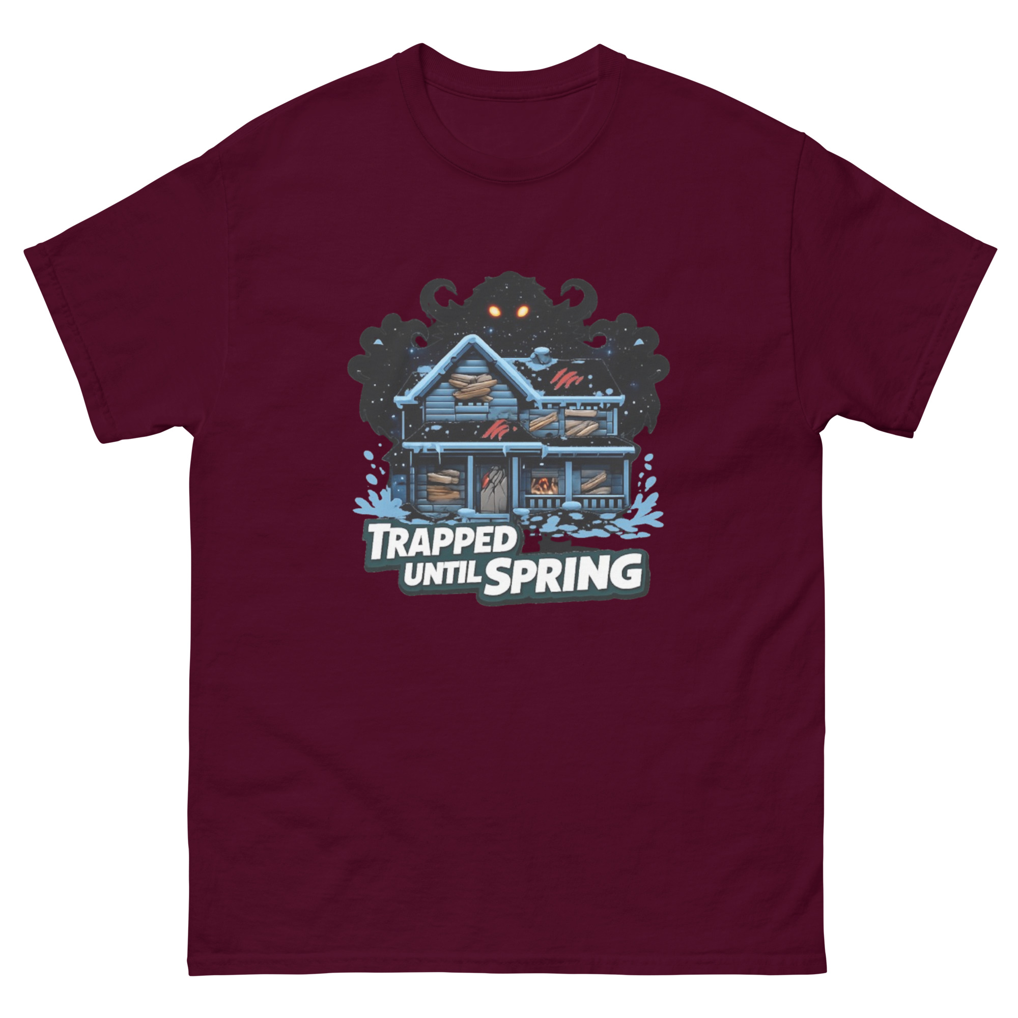 TRAPPED UNTIL SPRING Unisex classic tee - Shop Now at Rare Plus Apparel TRAPPED UNTIL SPRING Unisex classic tee