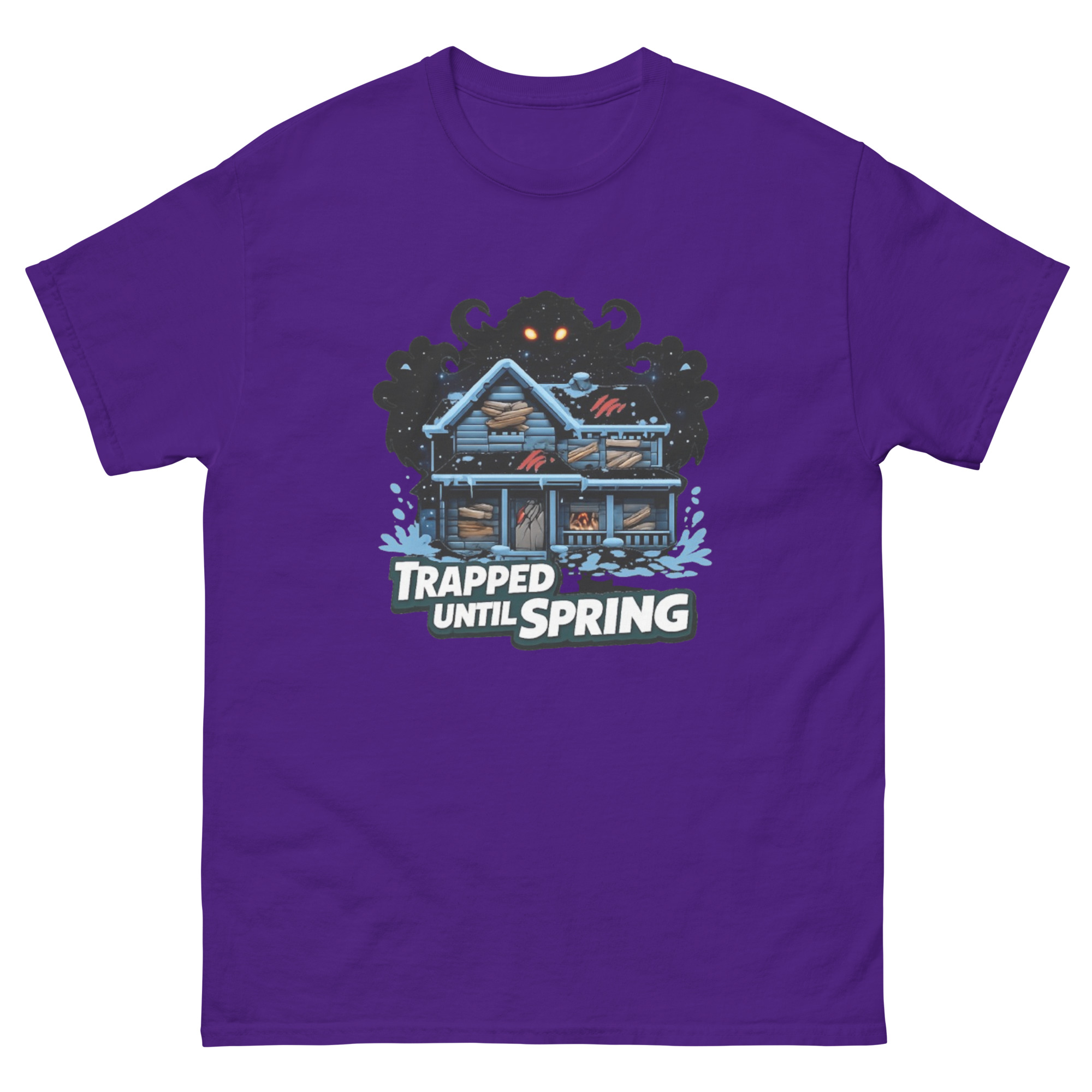 TRAPPED UNTIL SPRING Unisex classic tee - Shop Now at Rare Plus Apparel TRAPPED UNTIL SPRING Unisex classic tee - Image 3