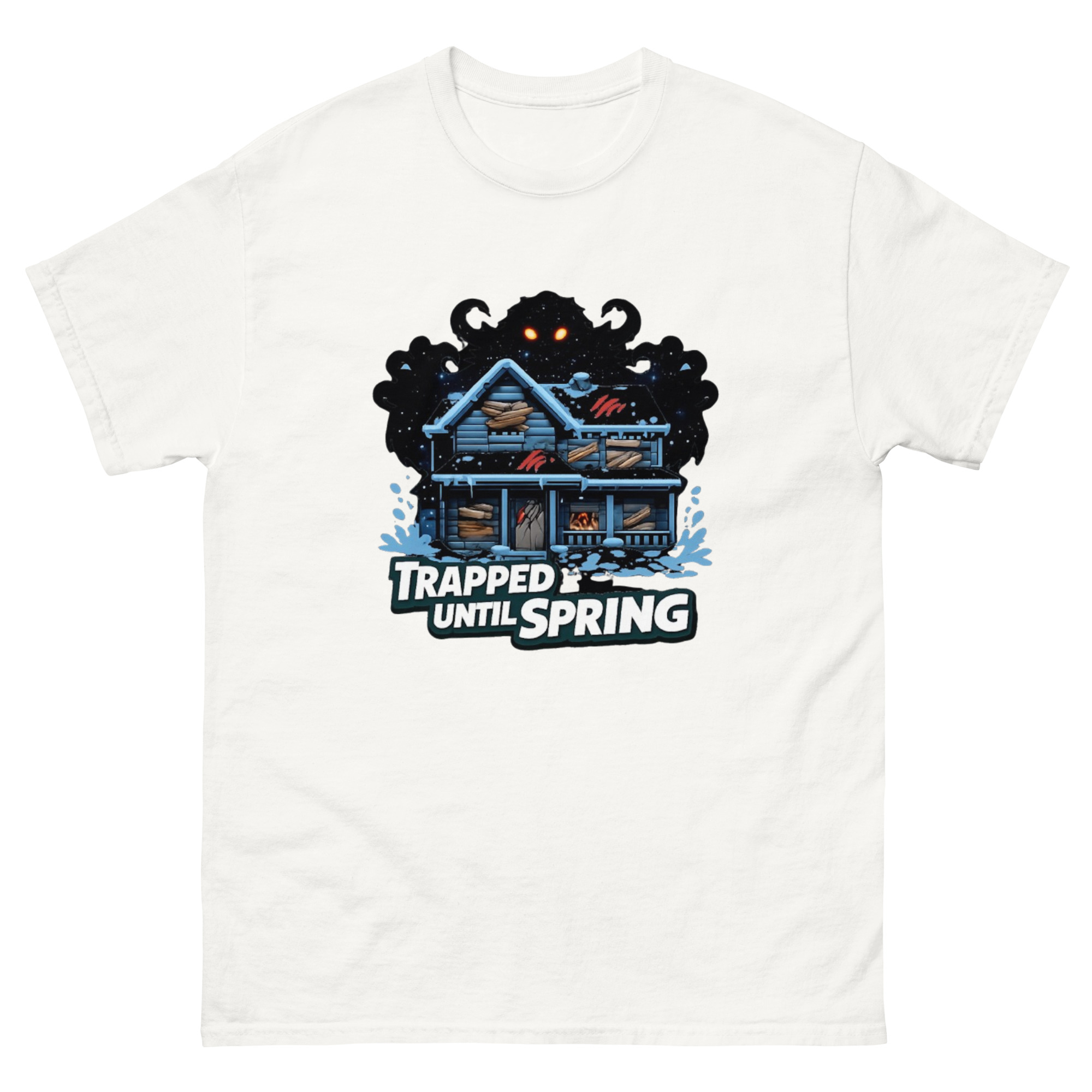 TRAPPED UNTIL SPRING Unisex classic tee - Shop Now at Rare Plus Apparel TRAPPED UNTIL SPRING Unisex classic tee - Image 13