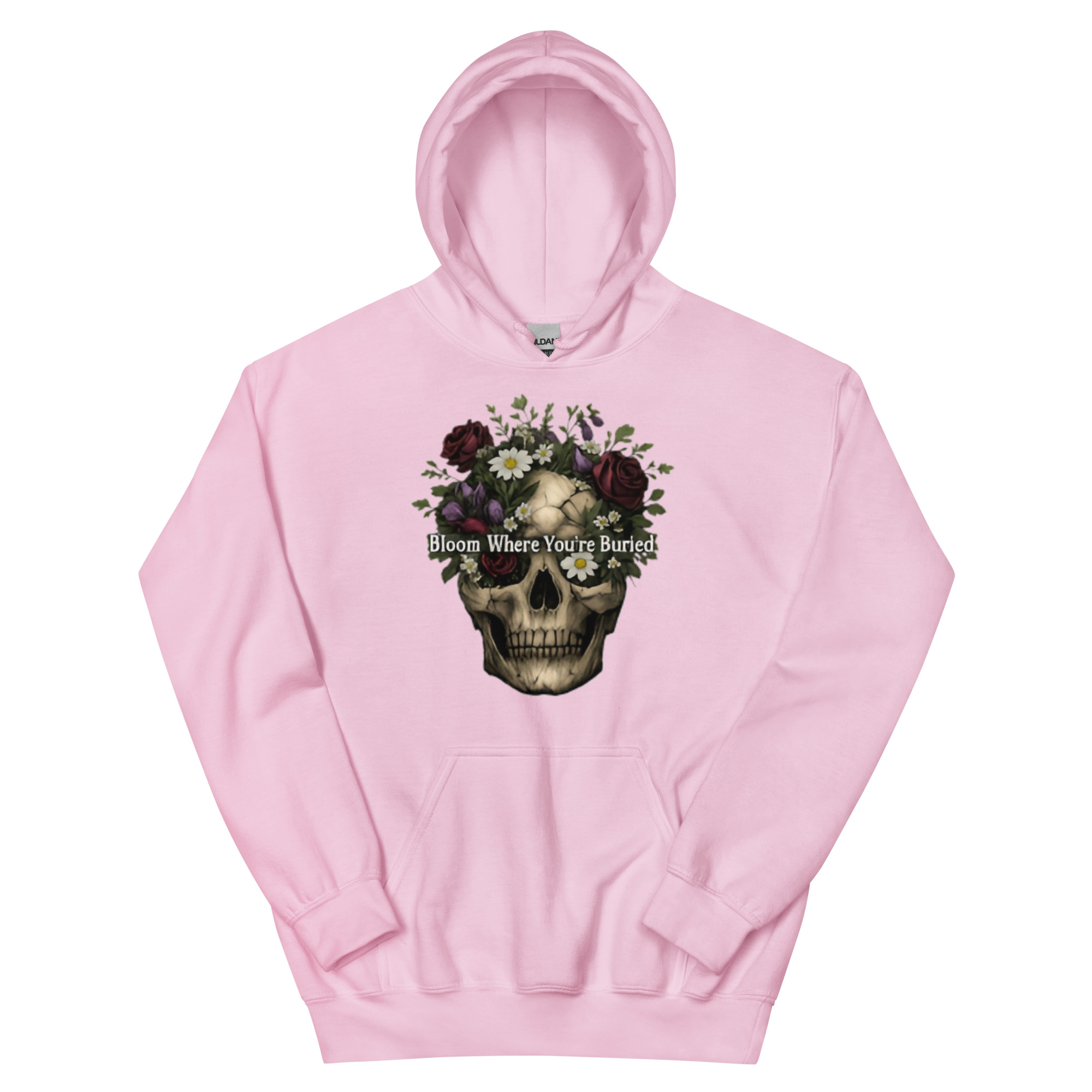 Bloom Where You're Buried Unisex Hoodie - Shop Now at Rare Plus Apparel Bloom Where You're Buried Unisex Hoodie - Image 8