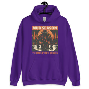 Home - Shop Now at Rare Plus Apparel Mud Season: It Comes Every Spring Unisex Hoodie