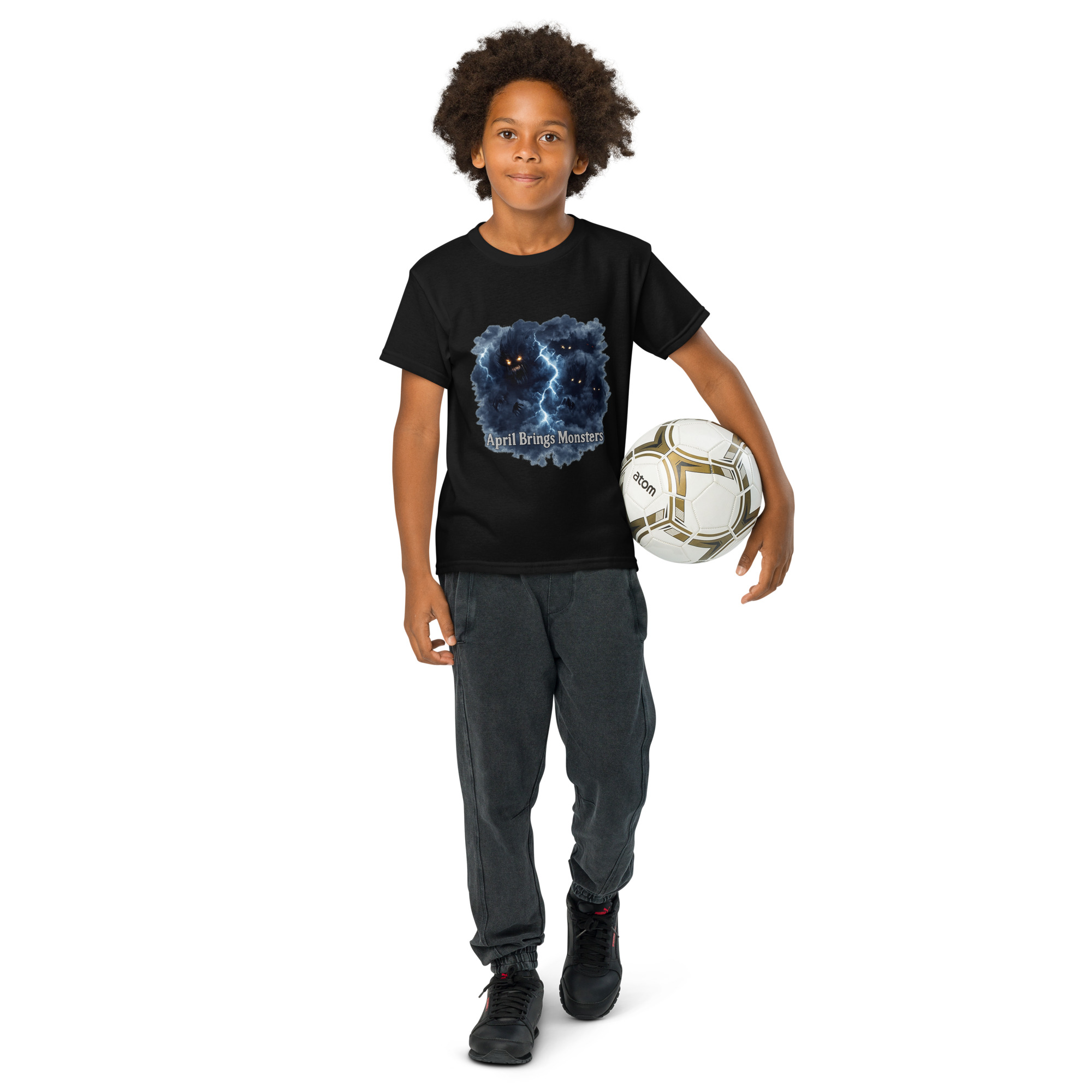 April Brings Monsters Youth t-shirt - Shop Now at Rare Plus Apparel April Brings Monsters Youth t-shirt - Image 6