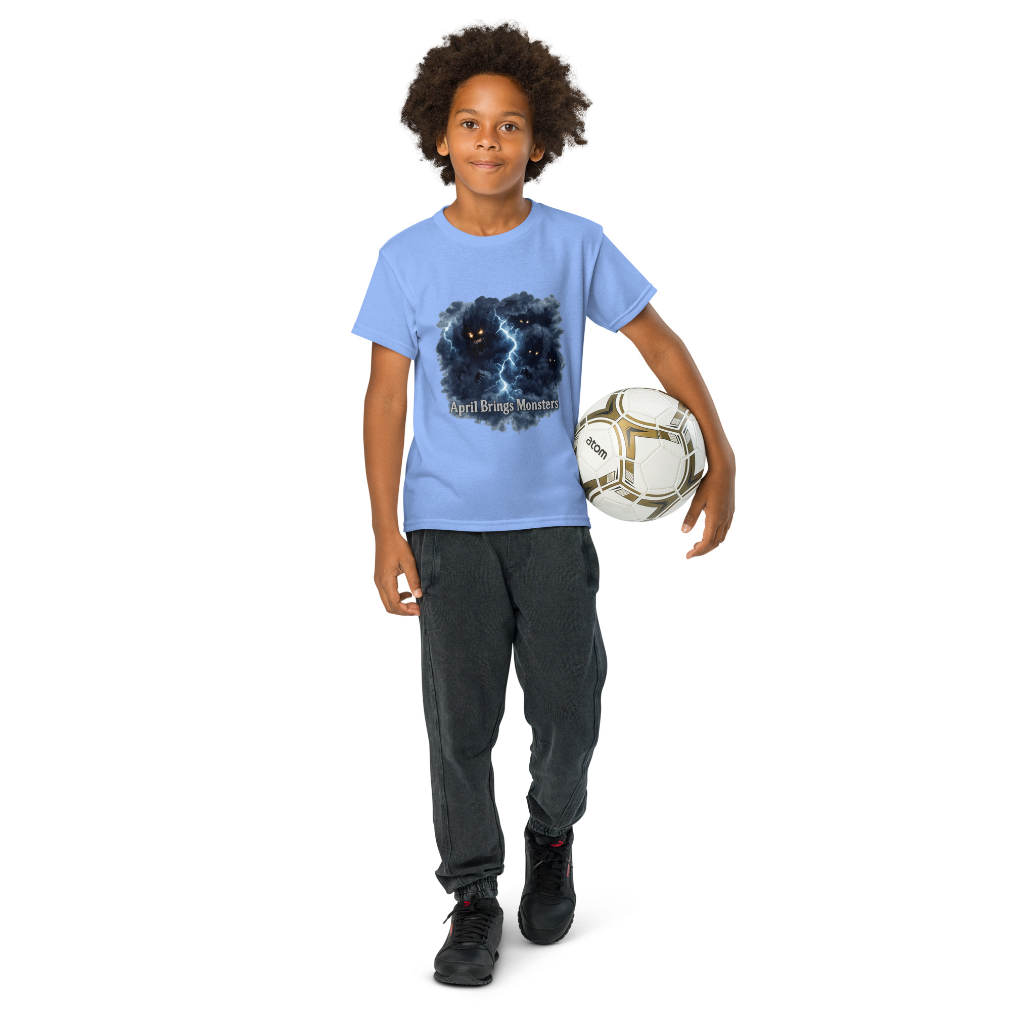 April Brings Monsters Youth t-shirt - Shop Now at Rare Plus Apparel April Brings Monsters Youth t-shirt - Image 24