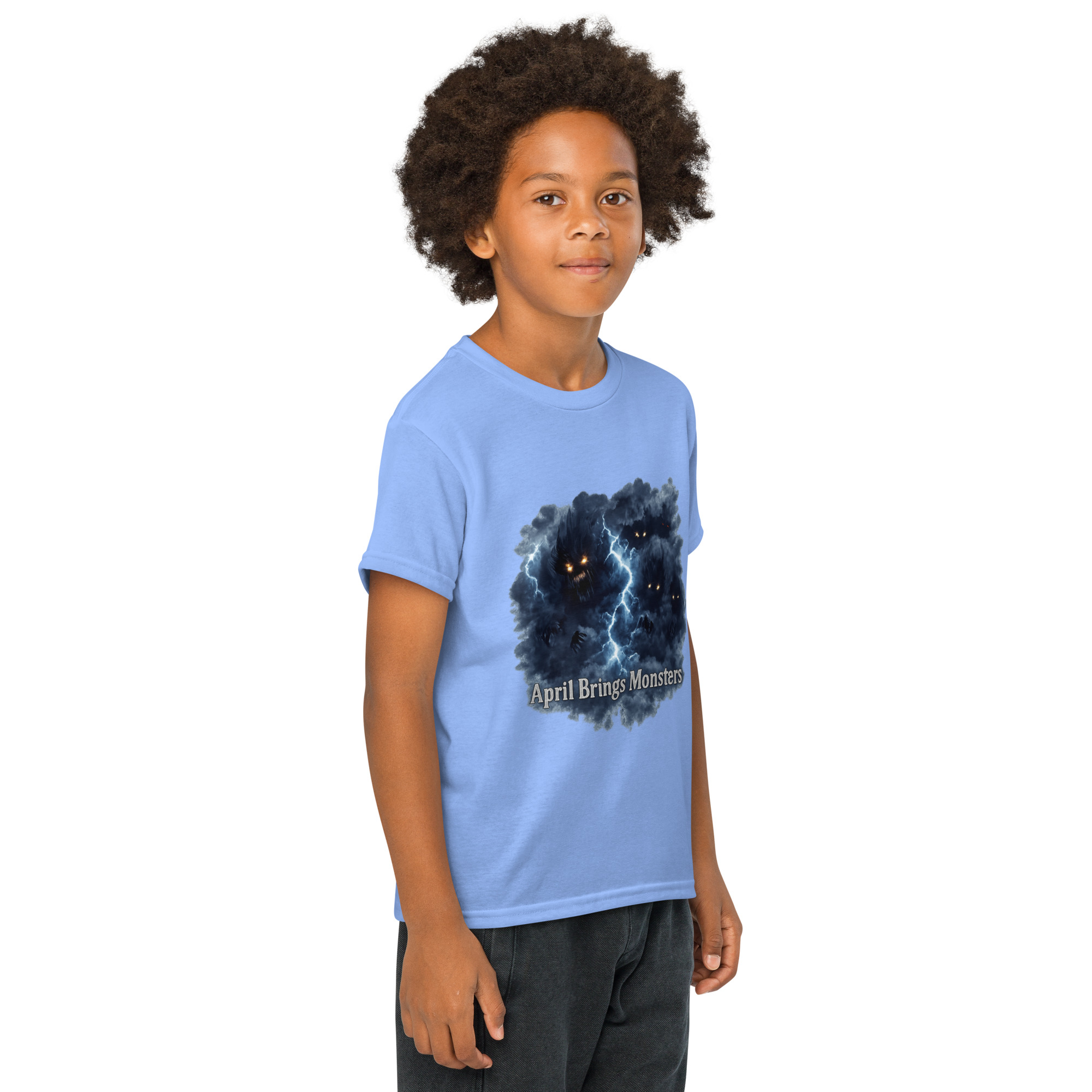 April Brings Monsters Youth t-shirt - Shop Now at Rare Plus Apparel April Brings Monsters Youth t-shirt - Image 22
