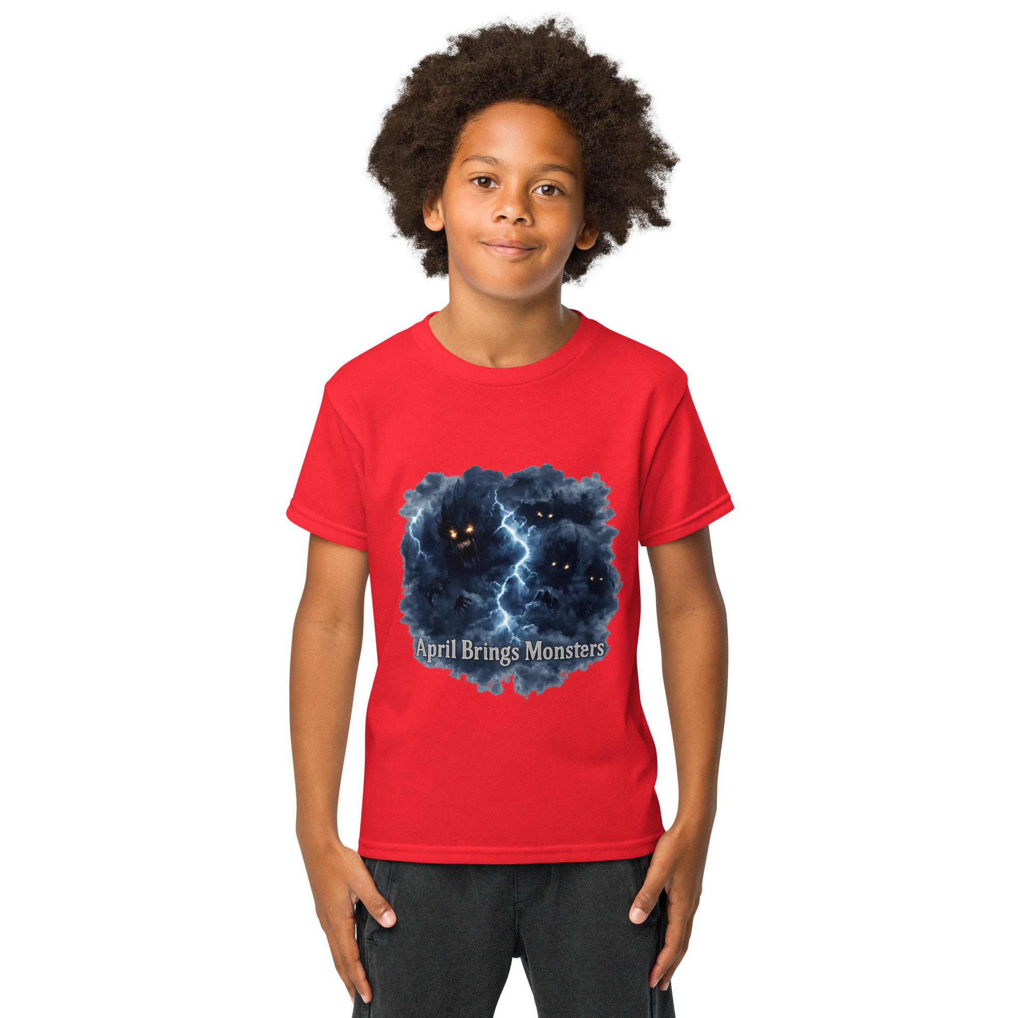 April Brings Monsters Youth t-shirt - Shop Now at Rare Plus Apparel April Brings Monsters Youth t-shirt - Image 7