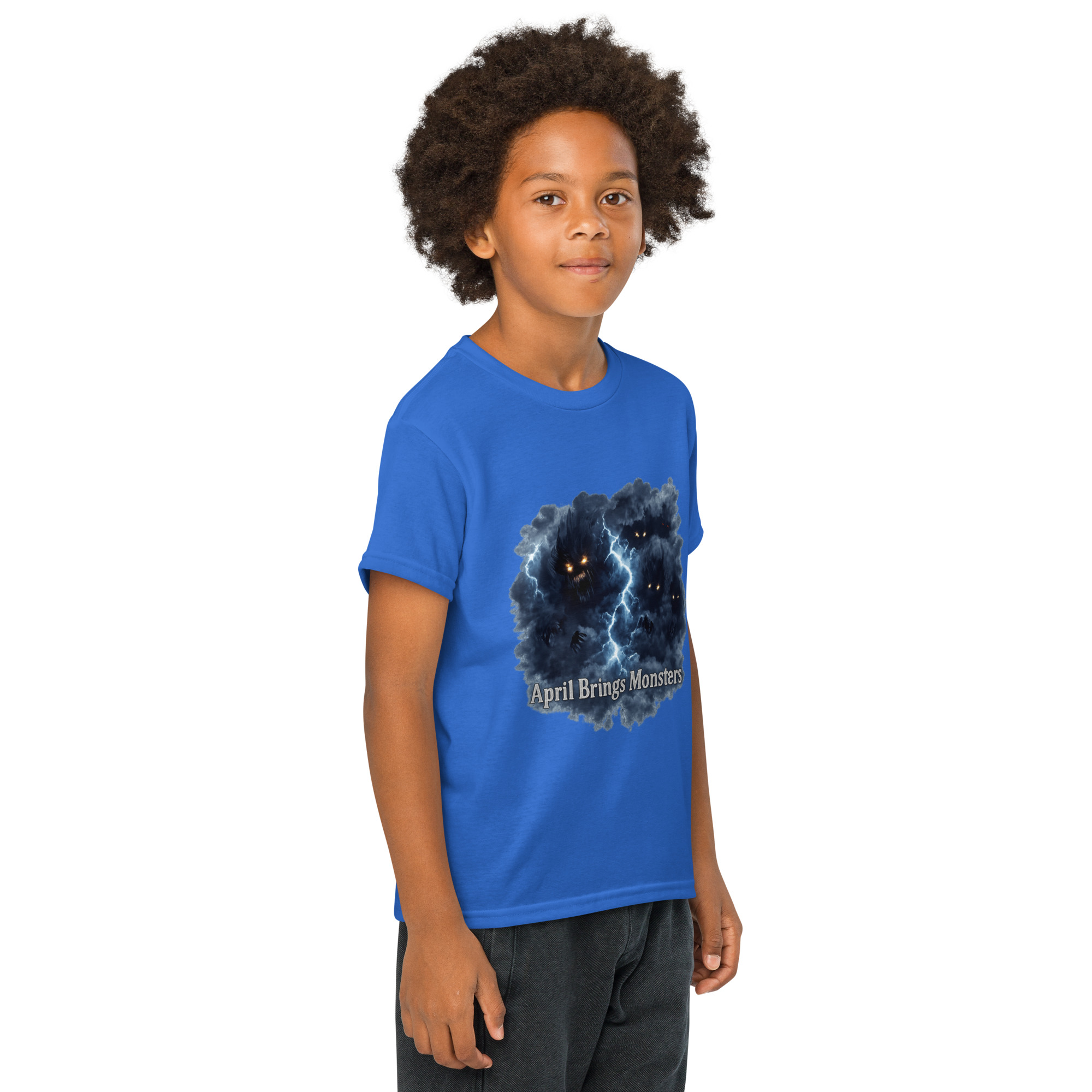 April Brings Monsters Youth t-shirt - Shop Now at Rare Plus Apparel April Brings Monsters Youth t-shirt - Image 16